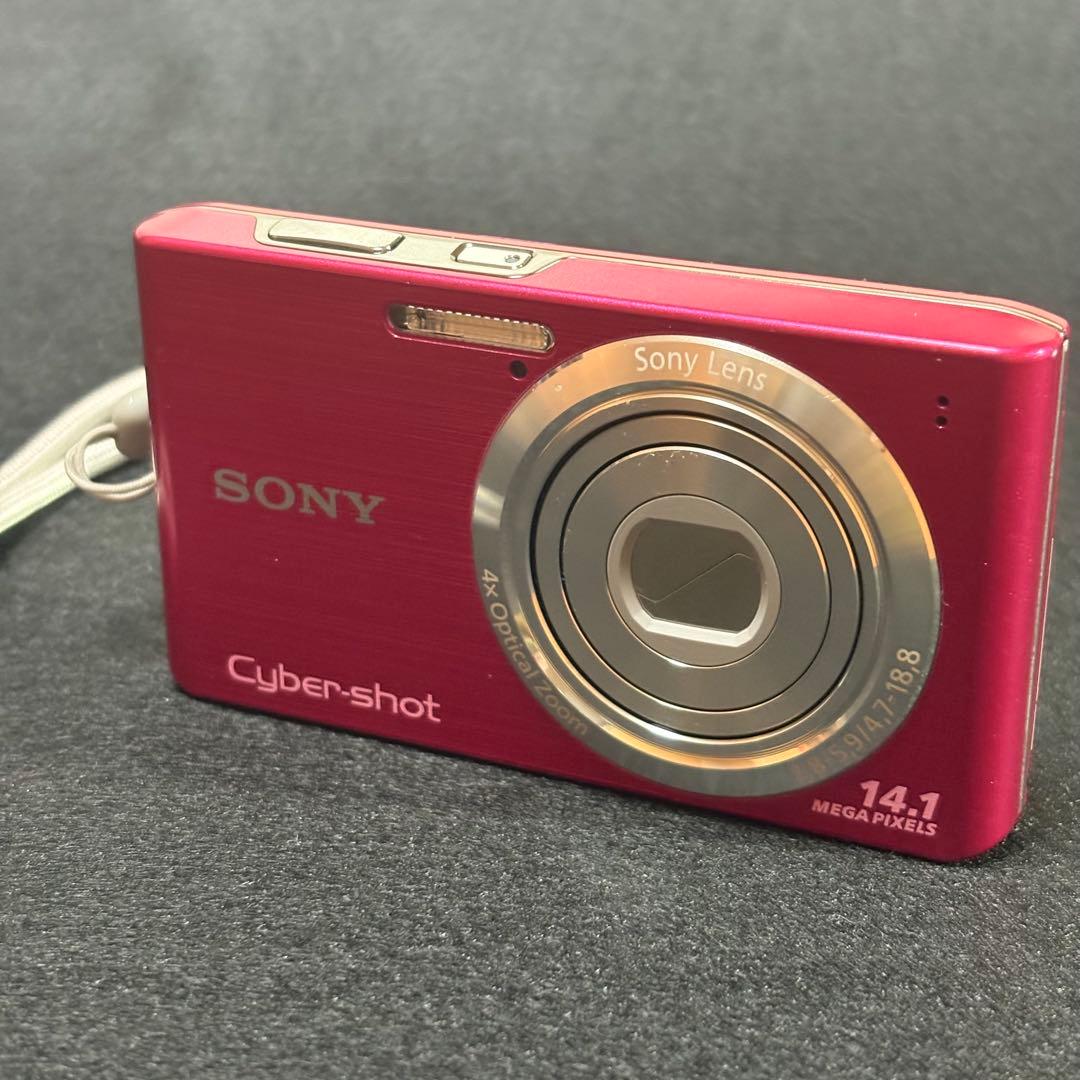 【美品】SONY cyber-shot DSC-W610 ピンク デジタルカメラ