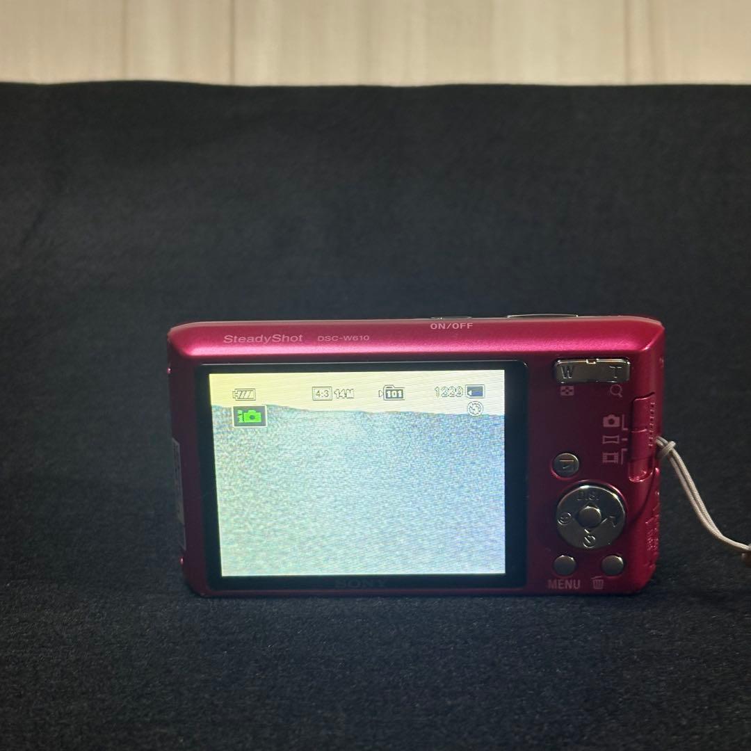 【美品】SONY cyber-shot DSC-W610 ピンク デジタルカメラ