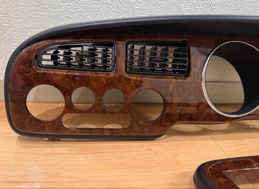 ダイハツ　ミラジーノL700S オーディオパネル　スピードメーターパネル ウッド