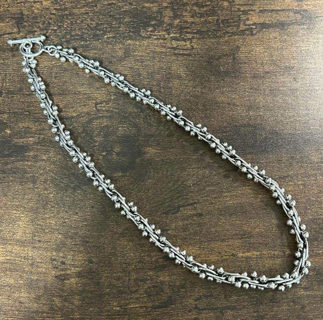 希少 メキシコ製 MEXICO DNA ネックレス メキシカン シルバー925