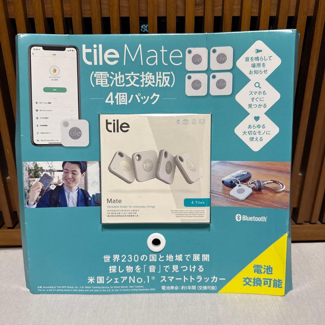 【未使用品】Tile Mate (電池交換版) 4個パック