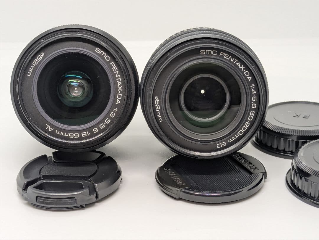 PENTAX DA 18-55mm & DA 50-200mm Wズームレンズ