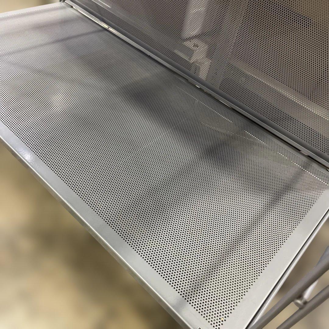 【無印良品】スチールユニットシェルフ◇５段◆バックパネル付◆