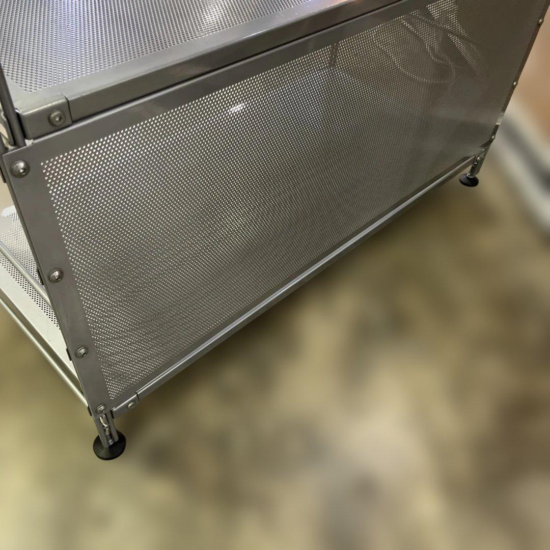 【無印良品】スチールユニットシェルフ◇５段◆バックパネル付◆