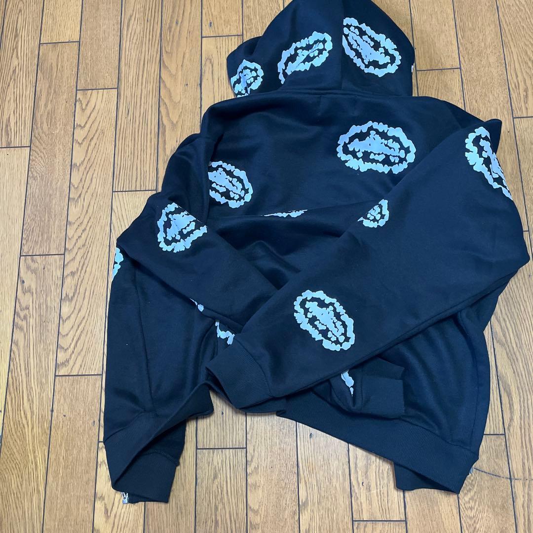 Corteiz Denimtears コラボ　 フルジップパーカー