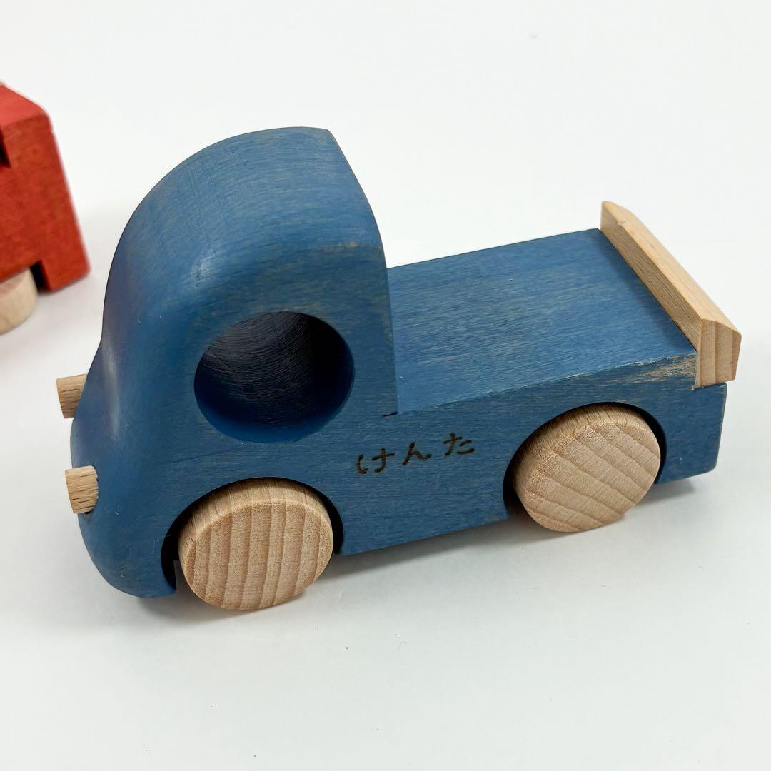 廃盤品 ツミニー　こまーむ　こまむぐ　トラック　積み木　木製おもちゃ