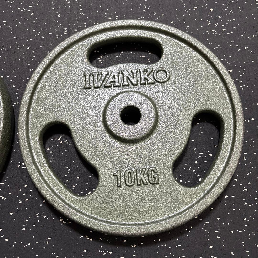 IVANKO ペイントEZグリッププレート 10kg 2枚セットΦ28mm