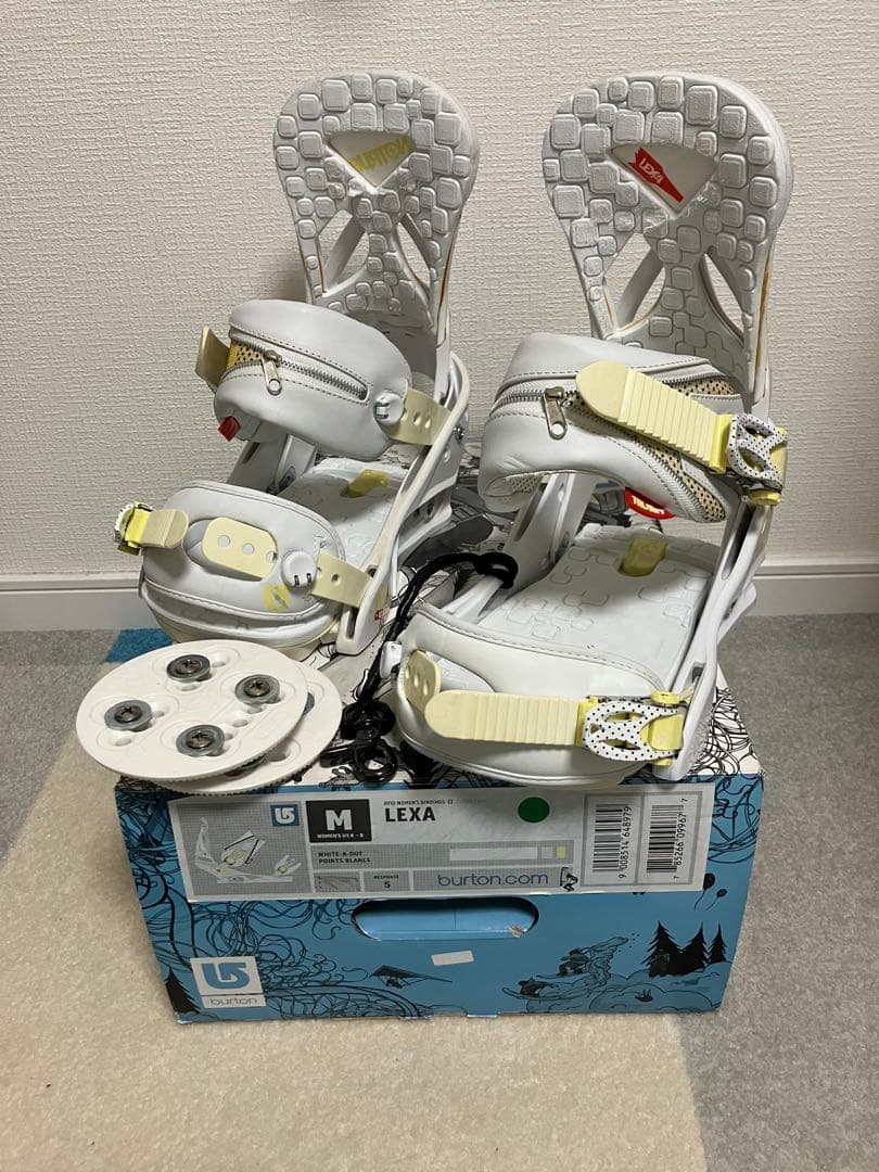 BURTON バートン　LEXA レクサ　Mサイズ　ホワイト　ビンディング