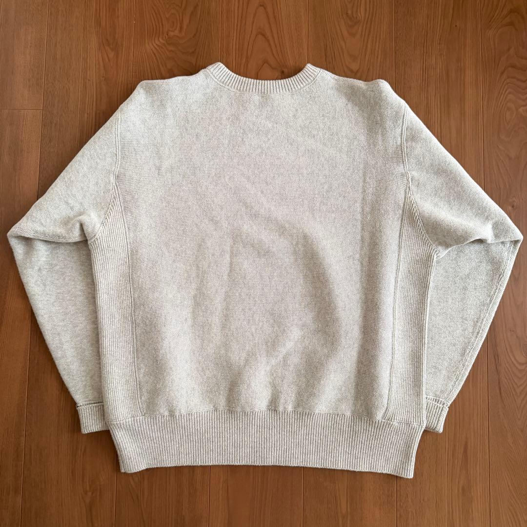 BODHI リバースウィーブ型 カシミヤ ニット セーター