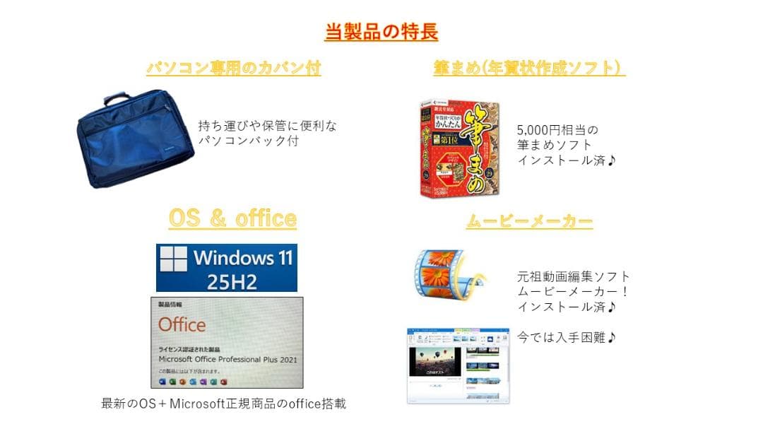 Windowsノート本体 NEC Win11 i5 8GB SSD256GB Office2021