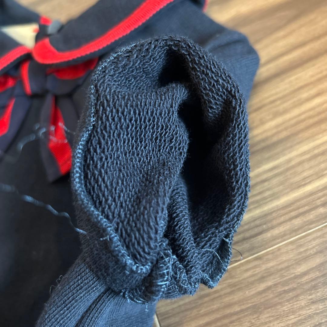 GUCCI ネイビー ワンピース 襟付き　24m