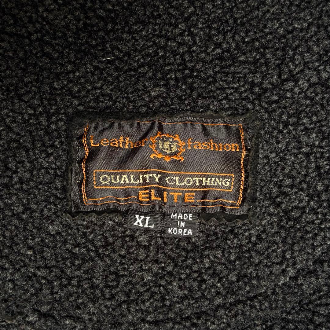 【90s vintage】B-3 フライトジャケット　ヌバック　本革　墨黒　短丈