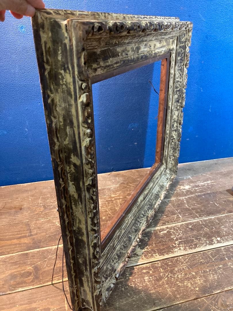 A 額縁　アンティーク調　ヨーロピアン風　ヴィンテージ　レトロ　壁掛けインテリア