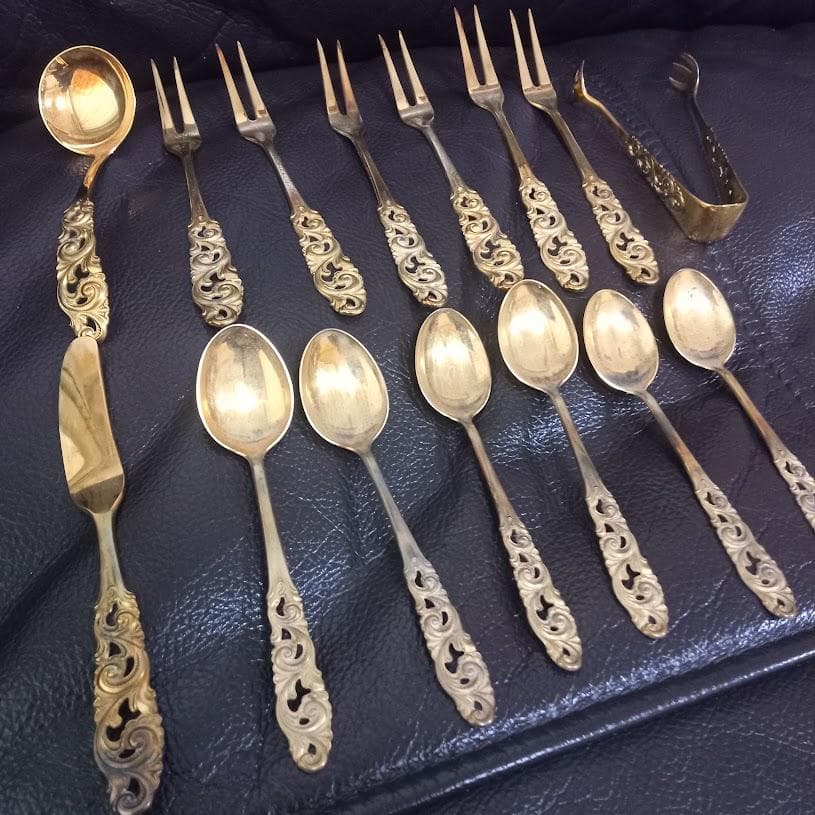 MYLIUS 830S ノルウェー銀器 14点セット