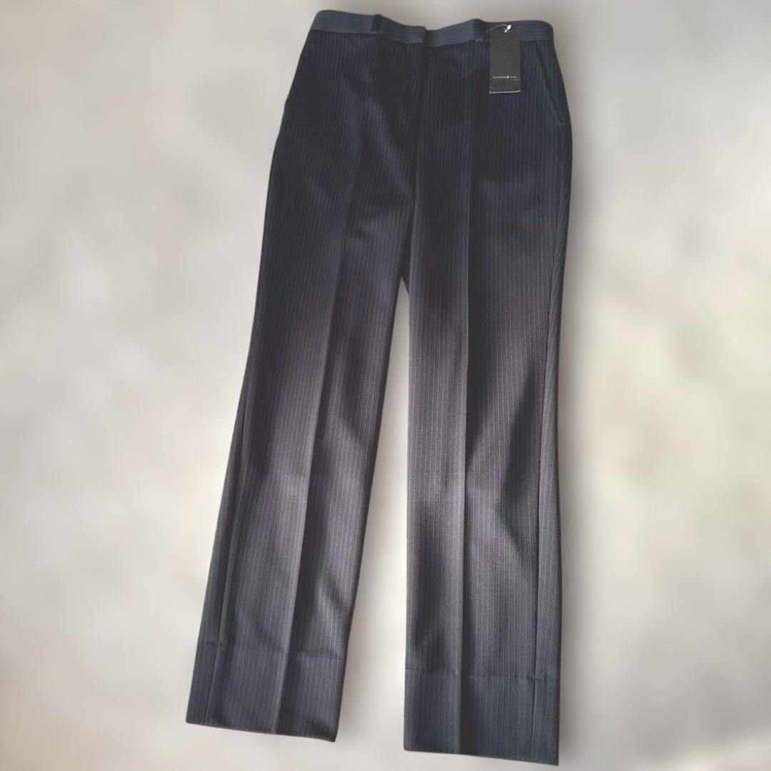 ✨新品✨パトリックコックス　パンツスーツ　スリーピース　ネイビー　ストライプ