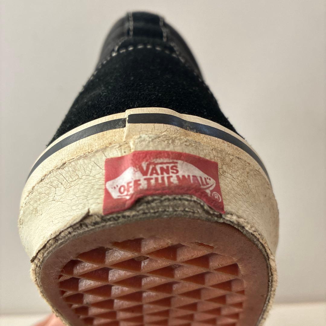 90s Vans Sk8-Hi ブラック/ホワイト