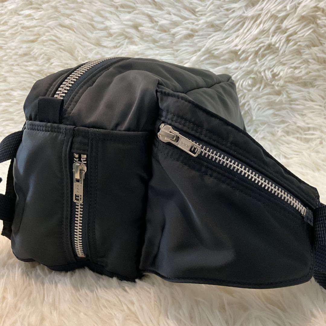 美品♪HEAD PORTER ヘッドポーター ウエスト ボディバッグ ネイビー