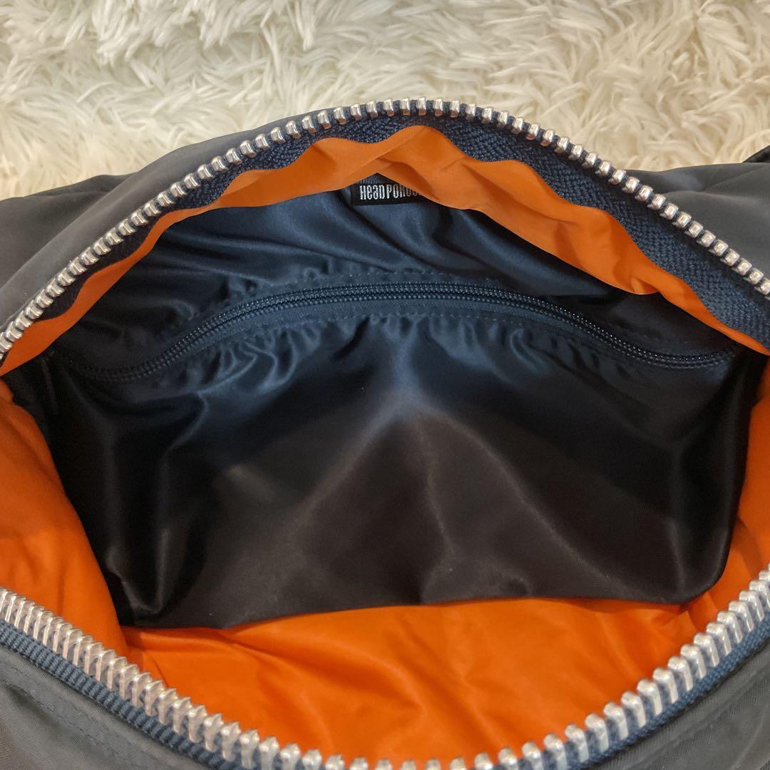 美品♪HEAD PORTER ヘッドポーター ウエスト ボディバッグ ネイビー