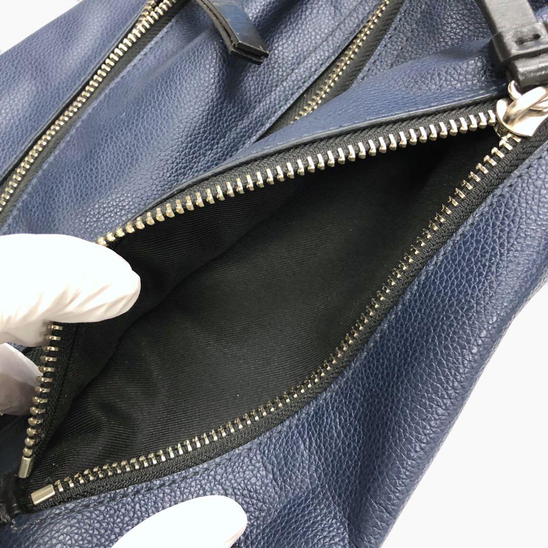 美品 COACH コーチ 70360 レザー ボディバッグ メンズ