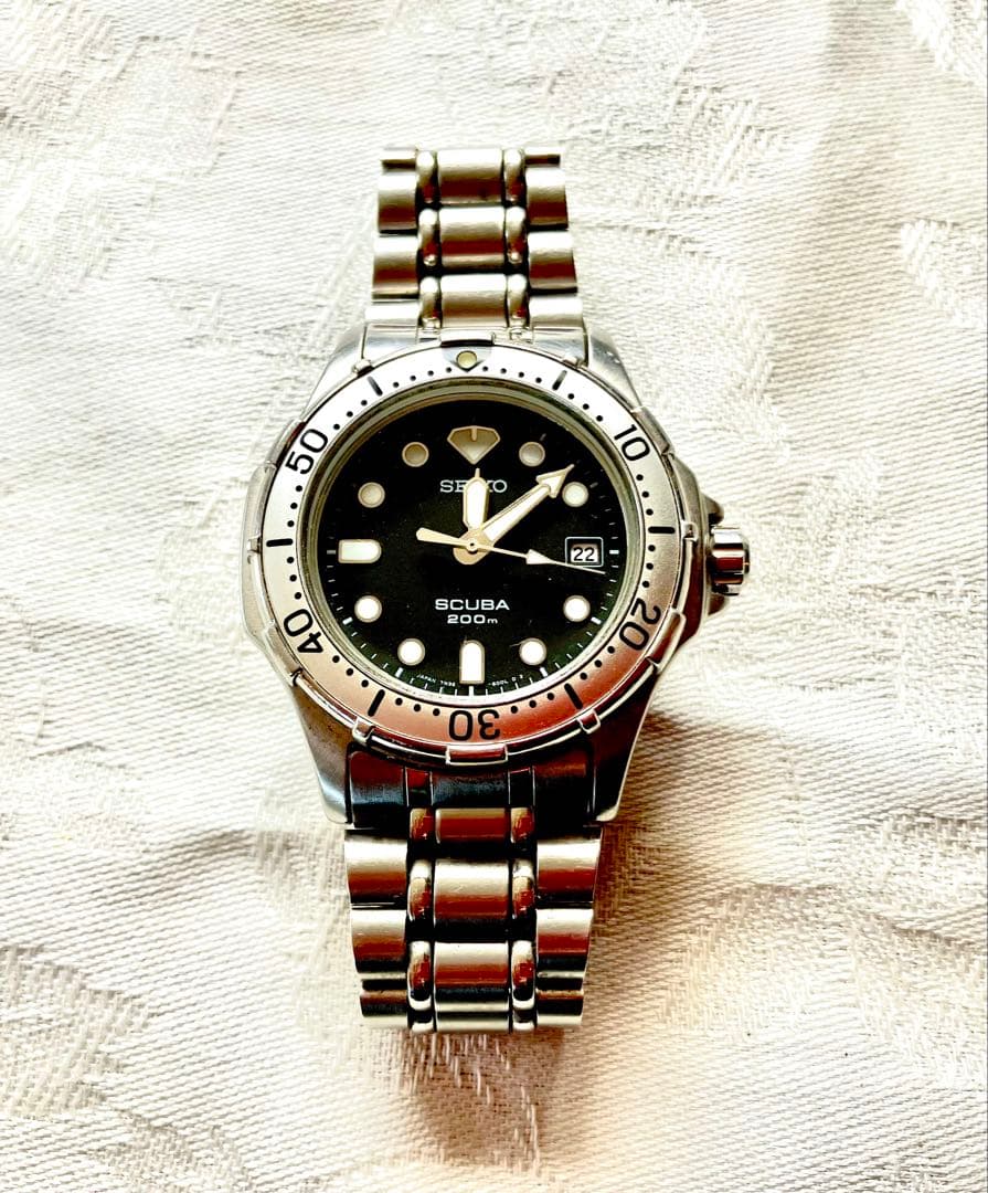 セイコー SCUBA 200 ブラックダイヤル