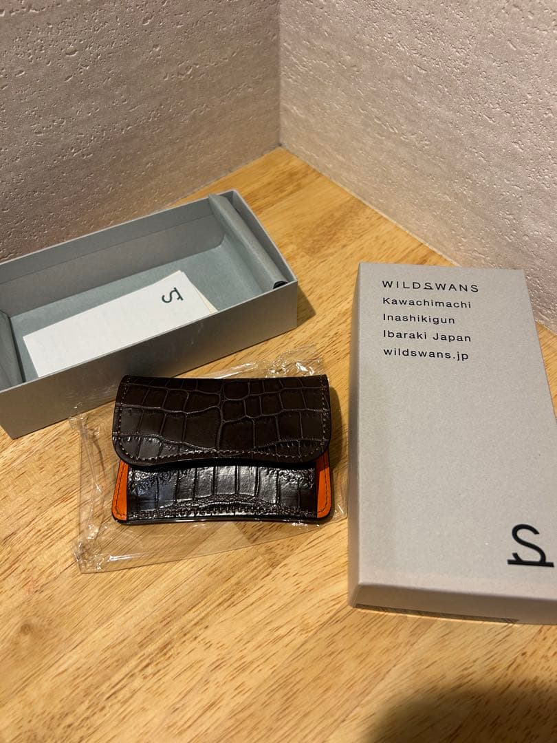 ちある様　新品WILDSWANS タング　クロコ×ブッテーロ