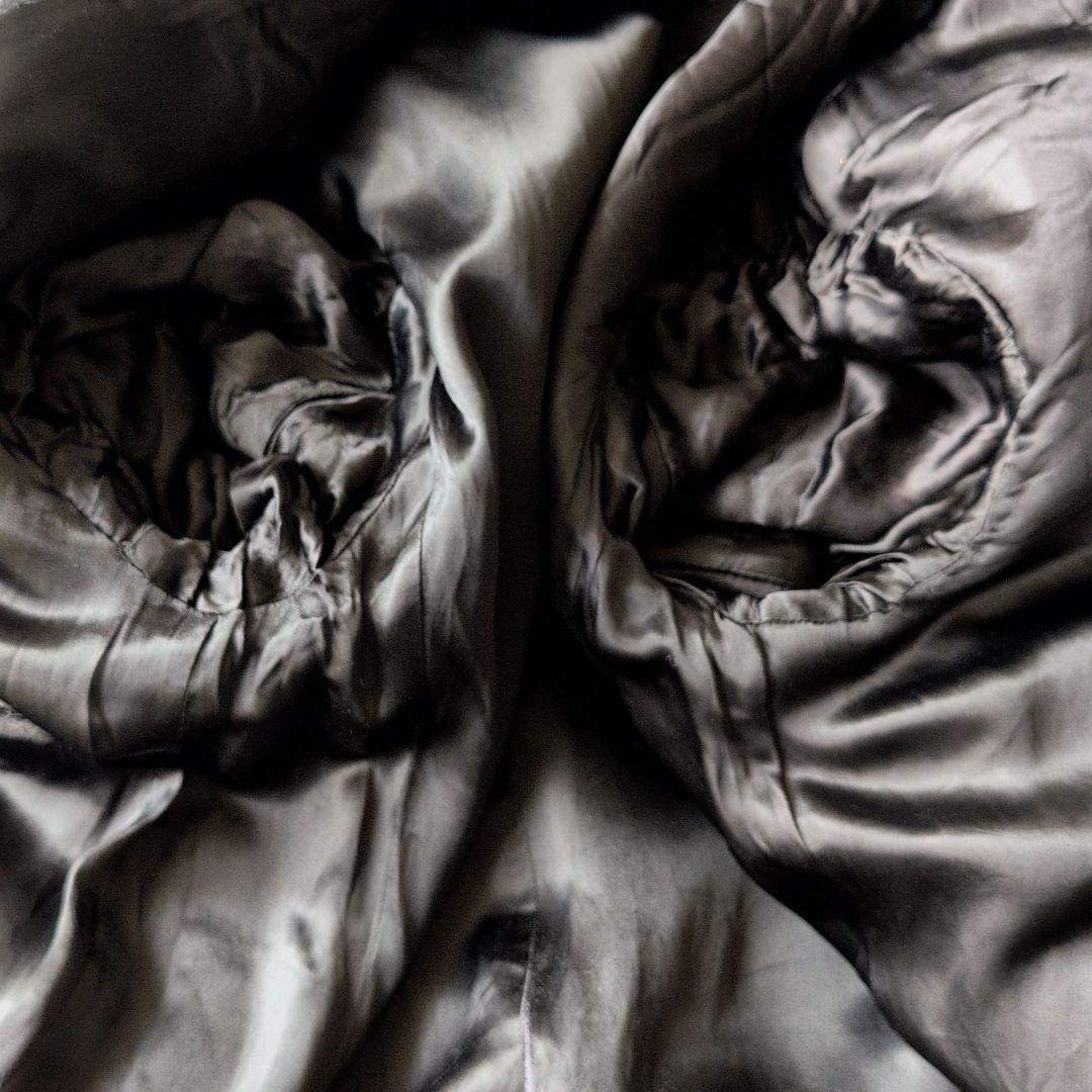 イタリア製 チェスターコート ウール カシミヤ ミドル丈 ブラック 古着