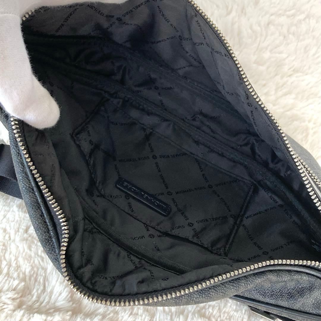 【美品】マイケルコース ケンリー シグネチャー ウエスト ボディバッグ メンズ