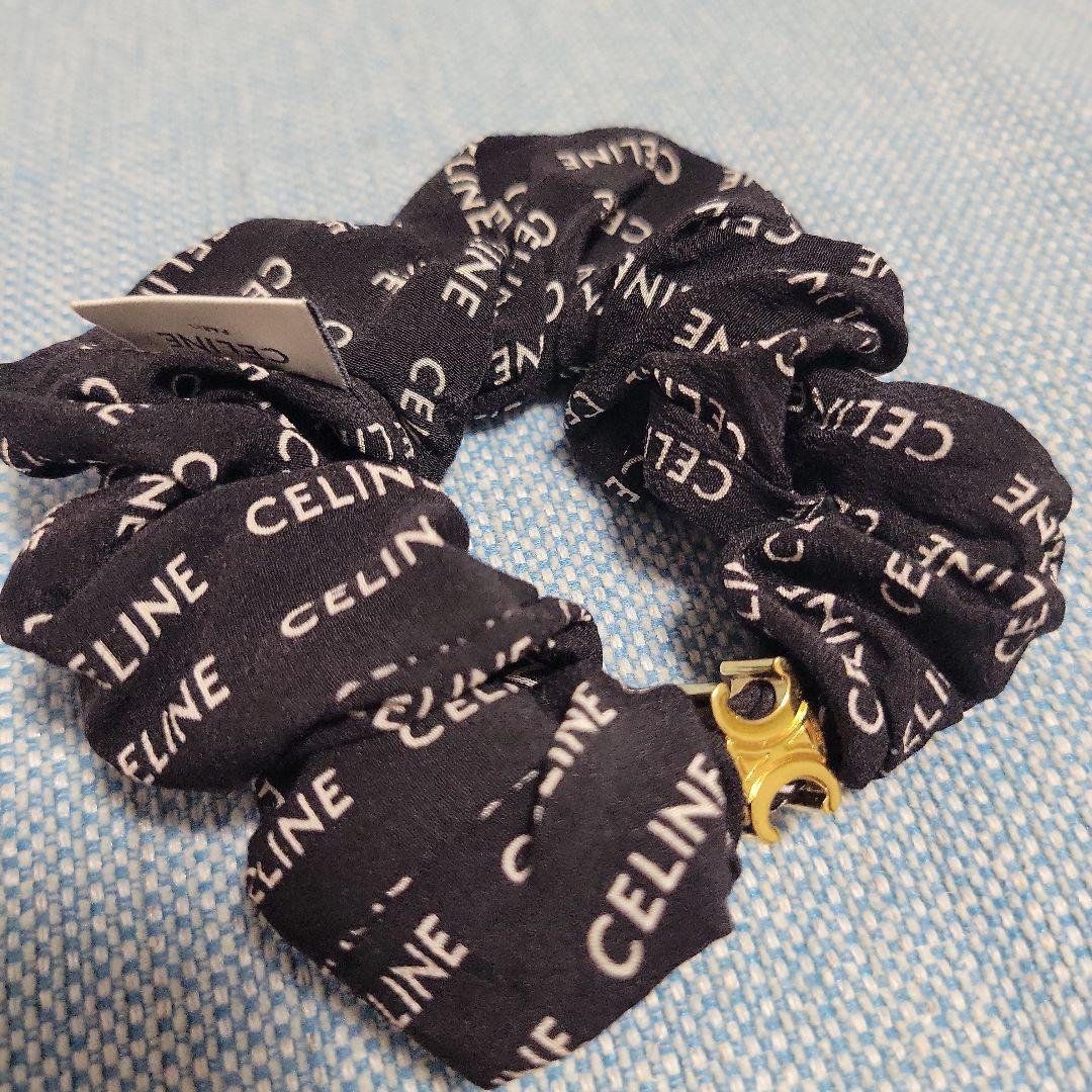 CELINE　セリーヌ　ロゴ　シュシュ　ブレスレット　人気　正規品