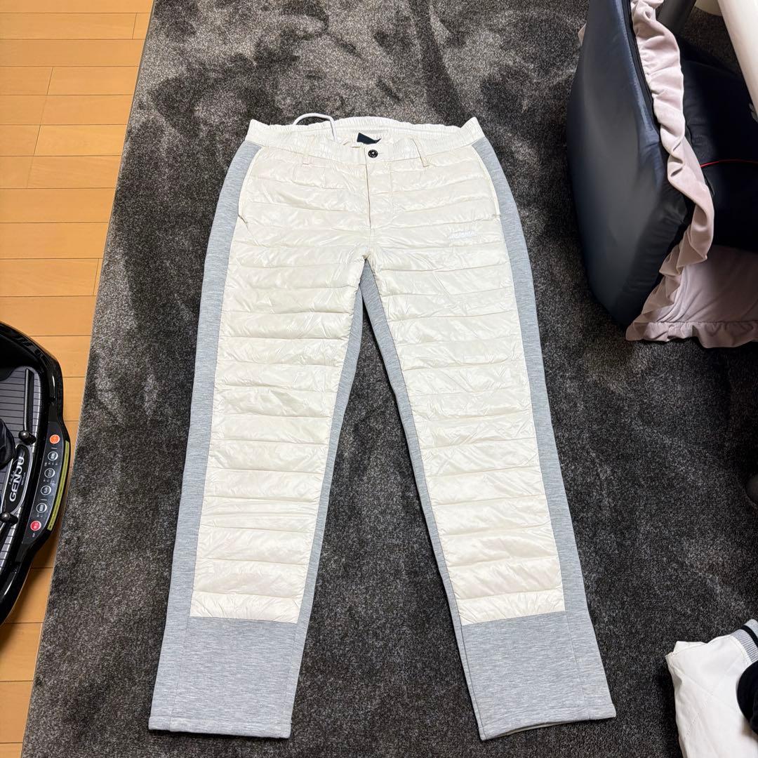 ムータマリンダウンパンツ白7