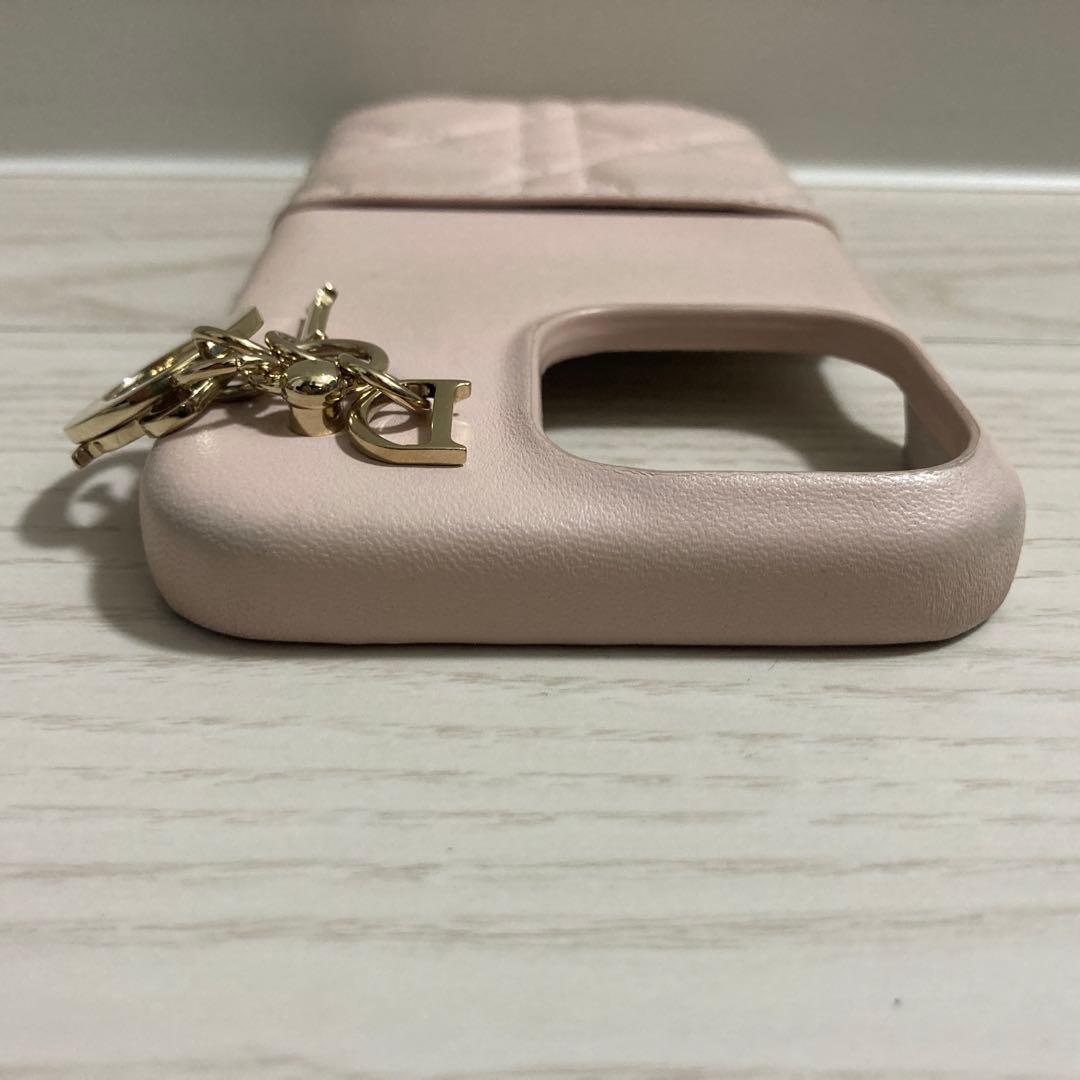 美品✨ Dior　LADY DIOR　iPhone16promaxケース　ピンク