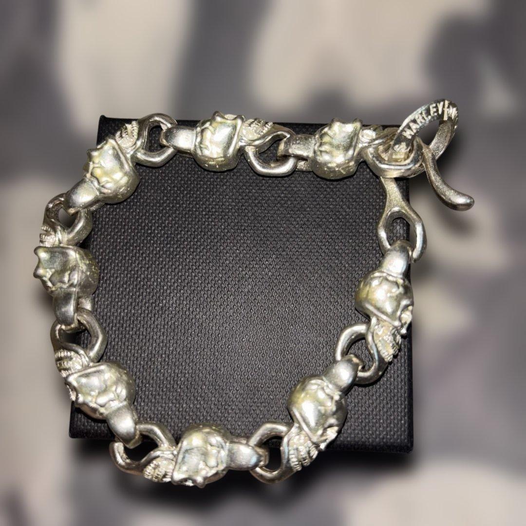 Harley-Davidson スカル 天使 ブレスレット