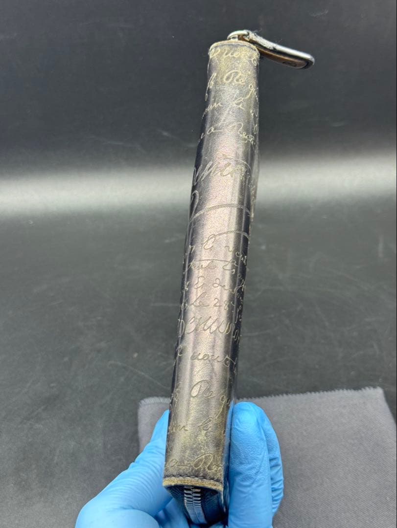 ベルルッティ　Berluti ブラックレザー長財布