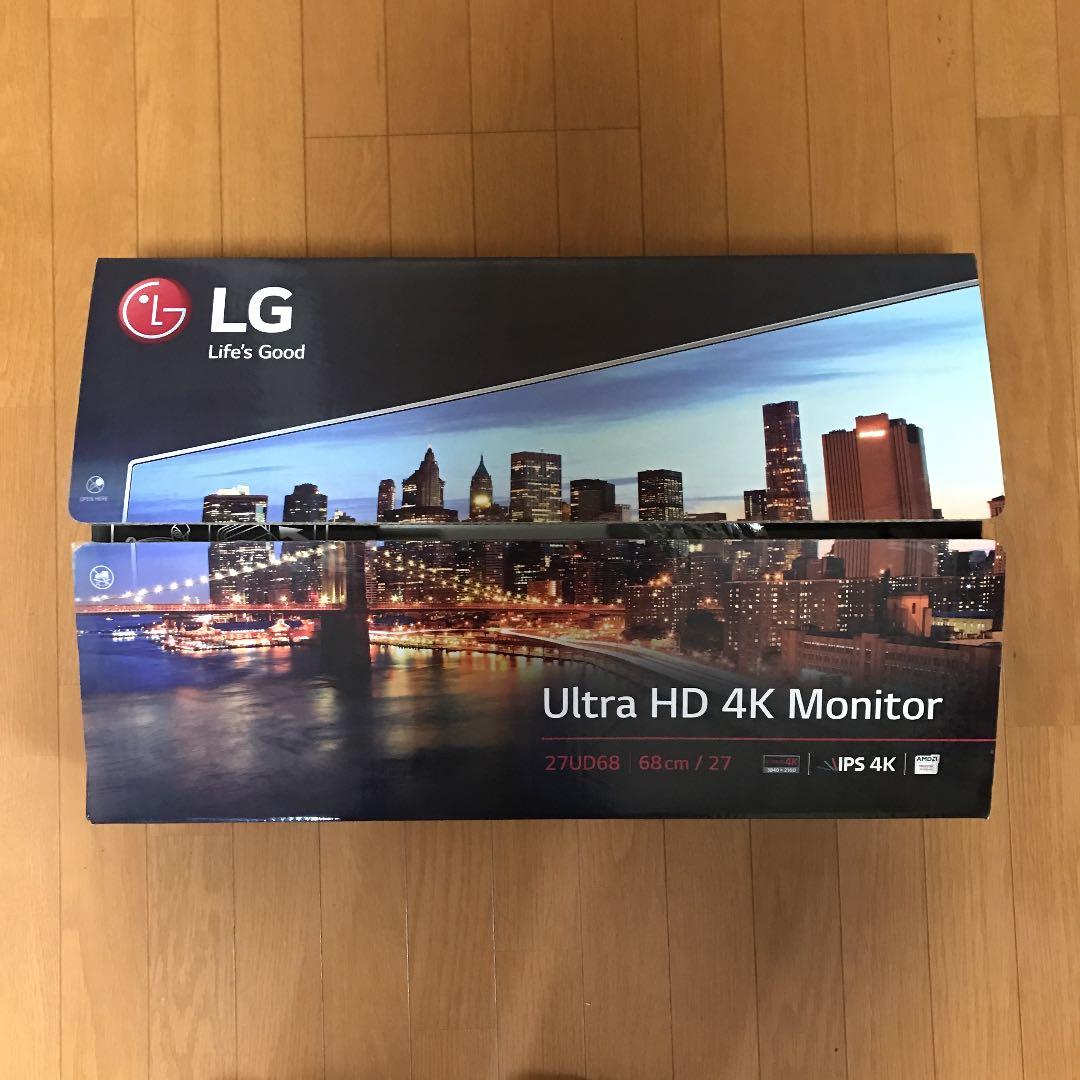 【お得】 美品 LG 27UD68-P 4K モニター HDMI 27インチ