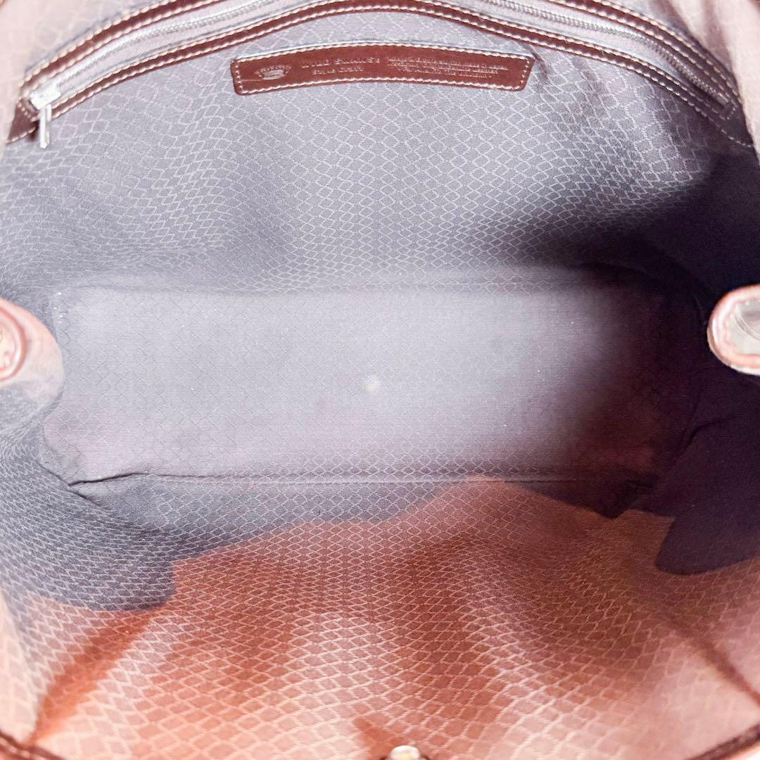 WILDSWANS ワイルドスワンズ ドラッカー レザー トートバッグ ブラウン