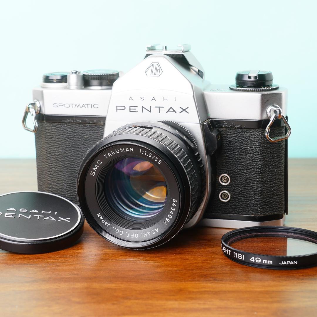 完動品◎ペンタックスSP 55mm f1.8 フィルムカメラ 91/94