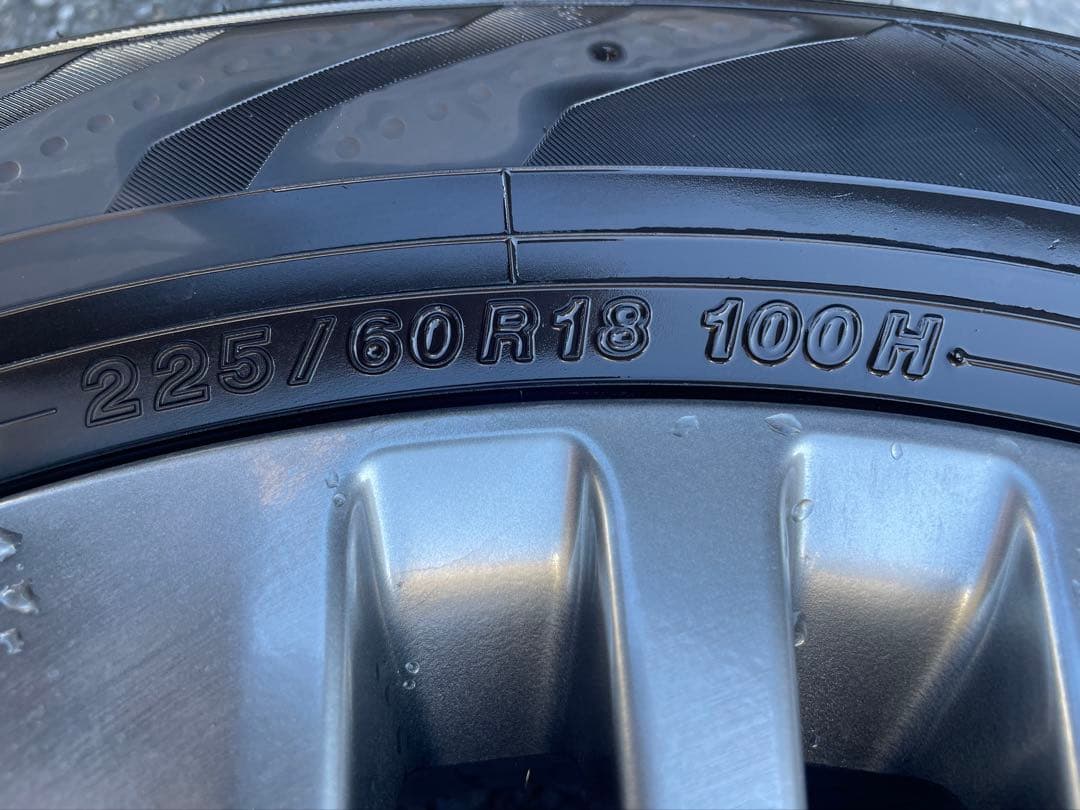 【美品】アルファード40系 Z 純正18インチ ホイール＋タイヤ ①