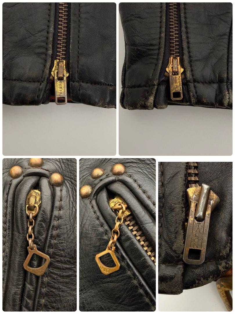 希少 CALIFORNIAN 50s 2スター レザーライダースジャケット 42