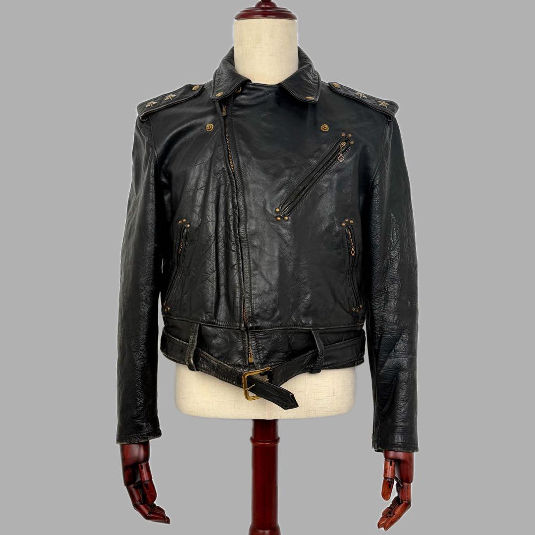 希少 CALIFORNIAN 50s 2スター レザーライダースジャケット 42