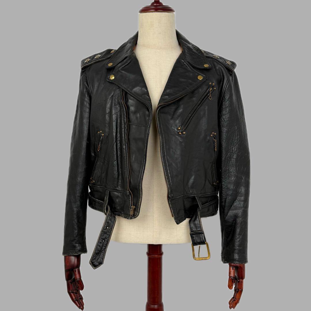 希少 CALIFORNIAN 50s 2スター レザーライダースジャケット 42