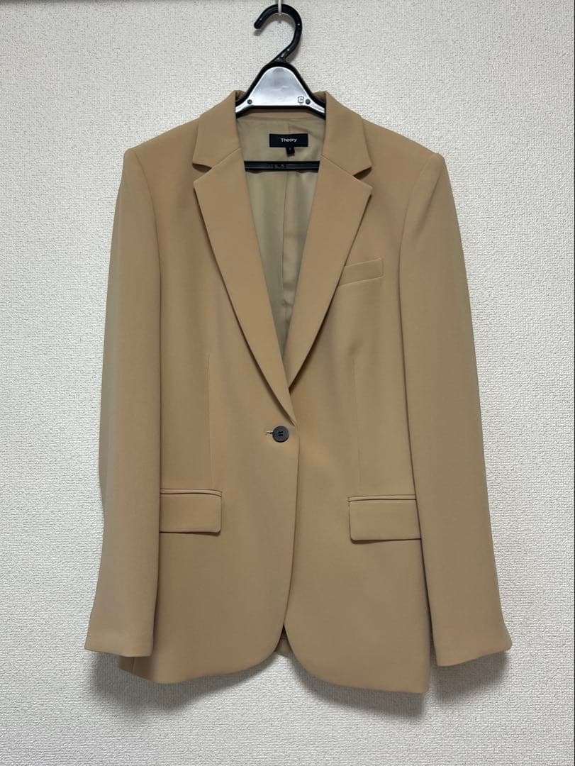 【美品】Theory ベージュ パンツスーツ上下