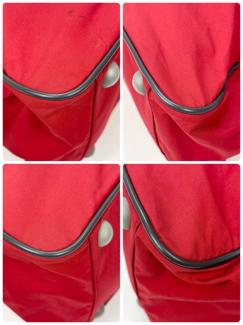 美品✨プラダスポーツ ナイロン 2way ボストンバッグスポーツバッグ 赤