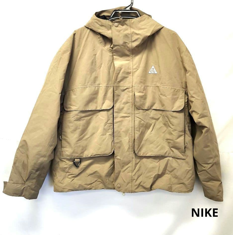 NIKE　ナイキ　プリマロフトスカルピークジャケット　ベージュ　M