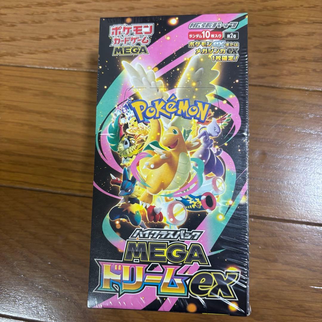 ポケモンカードゲーム MEGA ドリームEX 10パック入り　シュリンク付