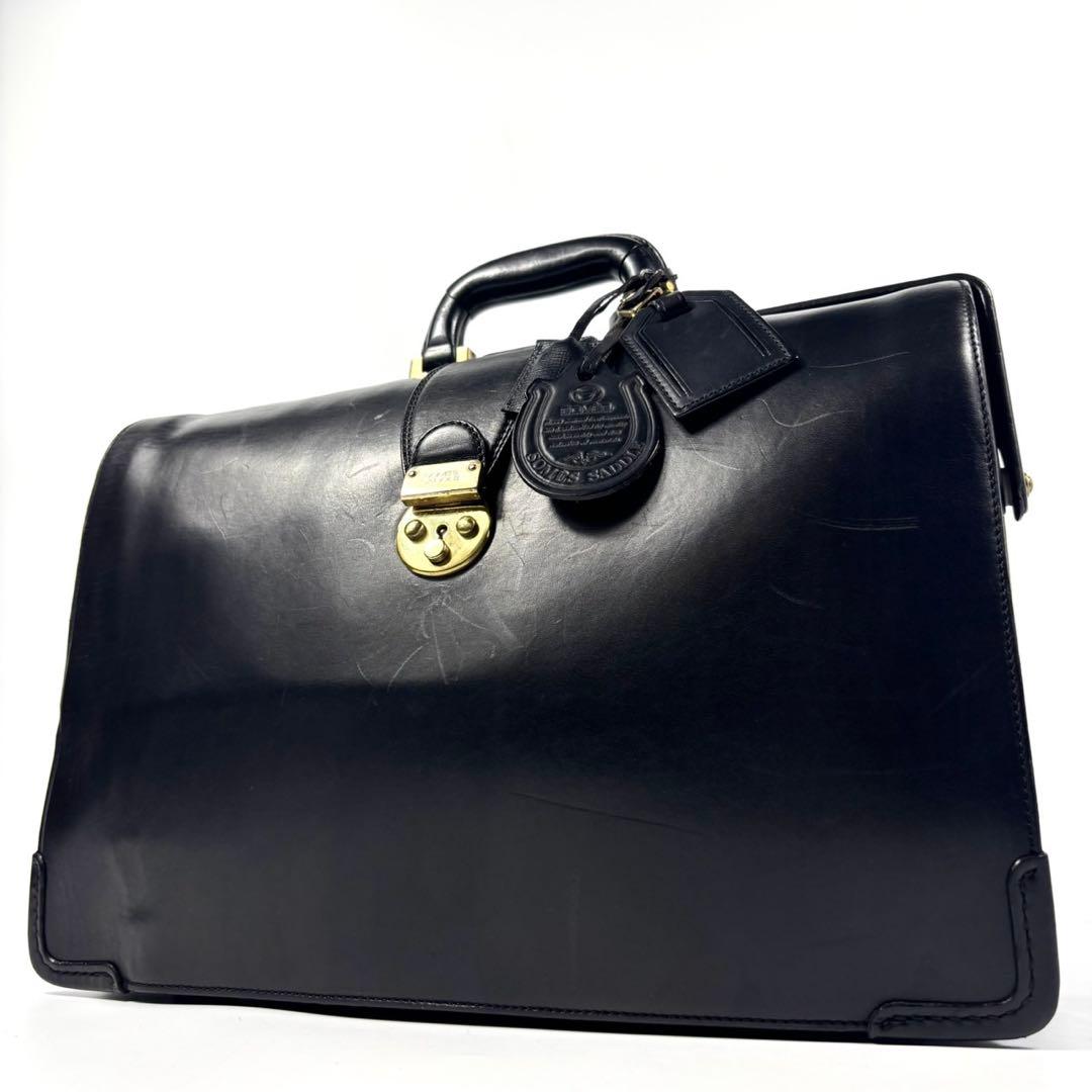 ✨希少美品✨ソメスサドル 大容量 ビジネスバッグ エグゼクティブダレスバッグ 黒