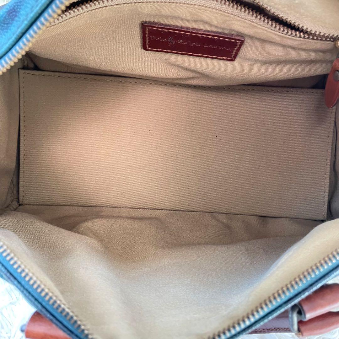 POLO RALPH LAUREN ブラックウォッチ柄ミニボストンバッグ