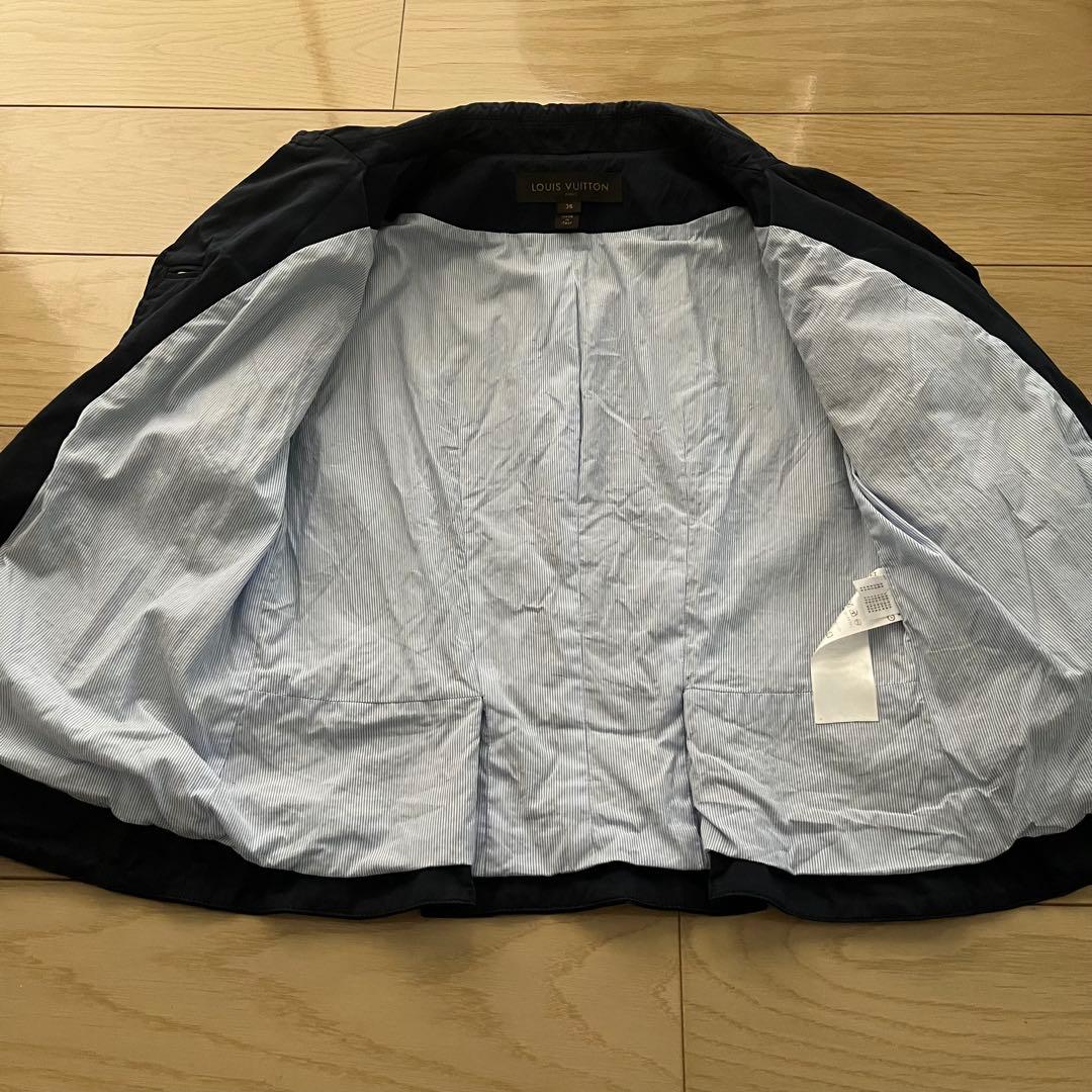 LOUIS VUITTON ルイヴィトン ジャケット コート36 ネイビー