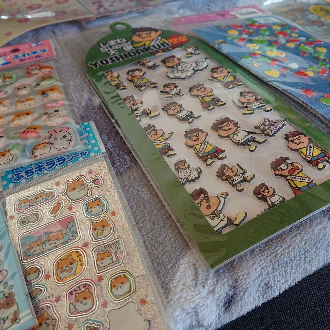 む*ぎ様 平成レトロ/当時物 シール まとめ売り ぷっくりシールあり ジャンク