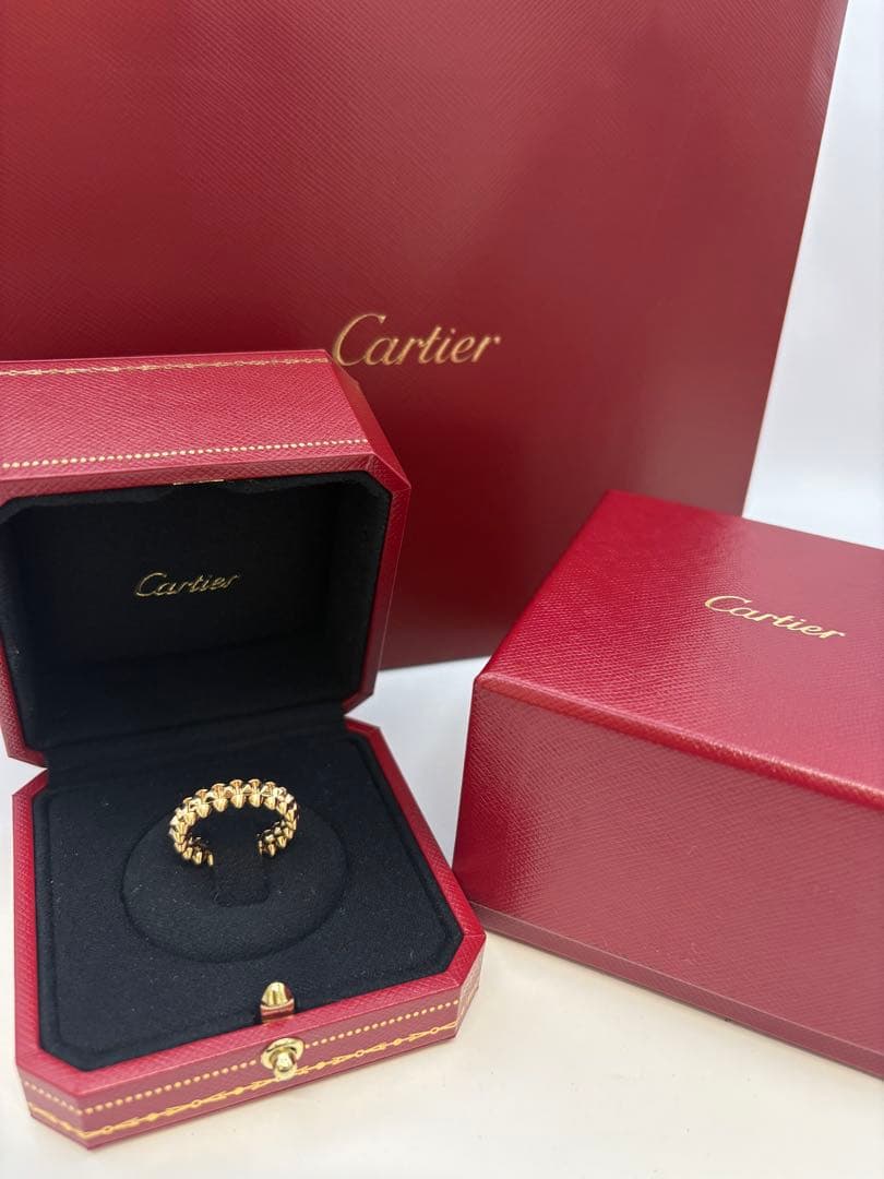 ♡超美品♡Cartierほぼ値上前価格/クラッシュドゥカルティエリングSM PG