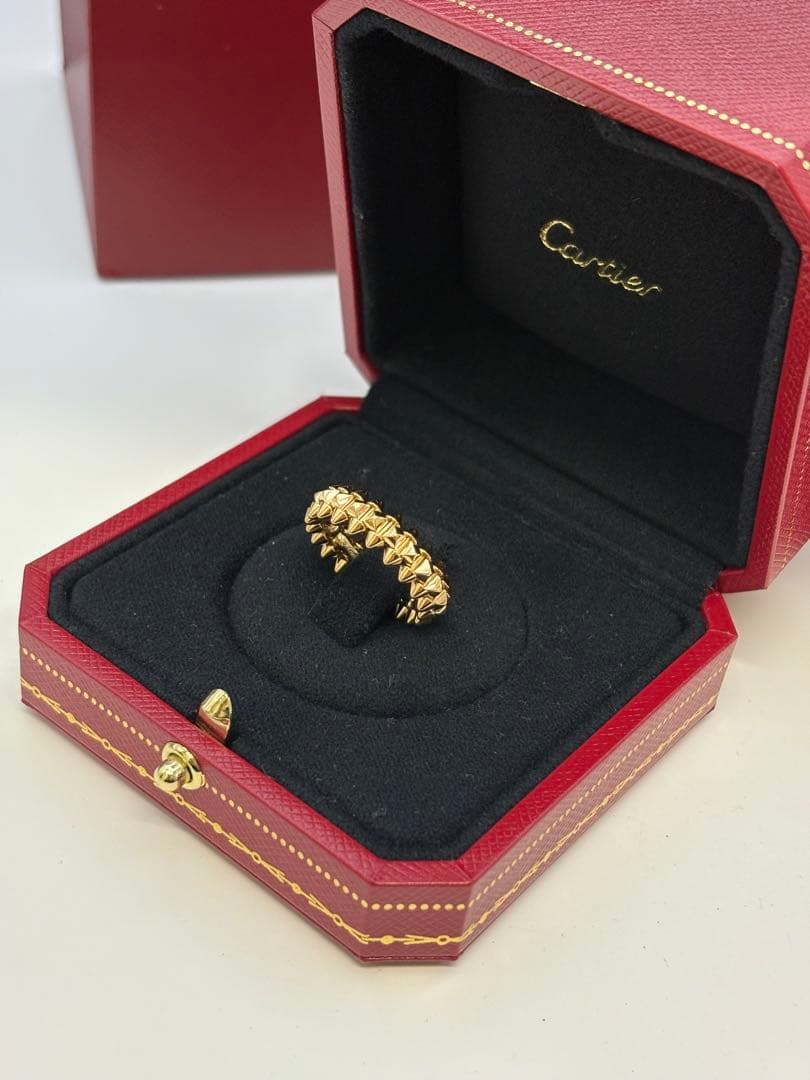 ♡超美品♡Cartierほぼ値上前価格/クラッシュドゥカルティエリングSM PG
