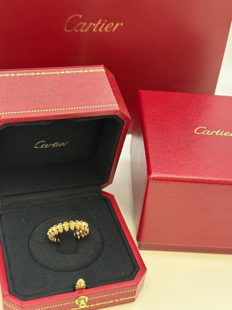 ♡超美品♡Cartierほぼ値上前価格/クラッシュドゥカルティエリングSM PG